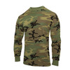 Rothco Long Sleeve Vintage T-Shirt - Woodland Camo