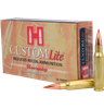 Hornady 80866 Custom Lite  308Win 125gr Super Shock Tip 20 Per Box/10 Case Ammo for MA, CT, NJ, IL, NY & CA Buyers