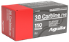 Aguila 1E302110   30Carbine 110gr Full Metal Jacket 50 Per Box/20 Case Ammo for MA, CT, NJ, IL, NY & CA Buyers