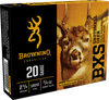 Browning Ammo B193112021 BXS  20Gauge 2.75" 3/4oz Sabot Slug Shot 5 Per Box/20 Case Ammo for MA, CT, NJ, IL, NY & CA Buyers