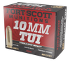 Fort Scott Munitions 10MM124SCV Tumble Upon Impact (TUI)  10mmAuto 125gr Solid Copper Spun 20 Per Box/25 Case Ammo for MA, CT, NJ, IL, NY & CA Buyers