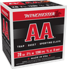 Winchester Ammo AA288 AA  28Gauge 2.75" 3/4oz 8Shot 25 Per Box/10 Case Ammo for MA, CT, NJ, IL, NY & CA Buyers