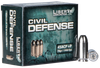 Liberty Ammunition LACD45013 Civil Defense  45ACP+P 78gr Lead Free Fragmenting Hollow Point 20 Per Box/50 Case Ammo for MA, CT, NJ, IL, NY & CA Buyers