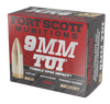 Fort Scott Munitions 9MM080SCV Tumble Upon Impact (TUI)  9mmLuger 80gr Solid Copper Spun 20 Per Box/25 Case Ammo for MA, CT, NJ, IL, NY & CA Buyers