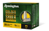 Remington Ammunition 27604 Golden Saber Defense 9mmLuger 147gr Brass Jacketed Hollow Point 20 Per Box/25 Case Ammo for MA, CT, NJ, IL, NY & CA Buyers