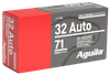 Aguila 1E322110   32ACP 71gr Full Metal Jacket 50 Per Box/20 Case Ammo for MA, CT, NJ, IL, NY & CA Buyers
