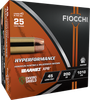 Fiocchi 45LCBA Hyperformance  45Colt 200gr XPB 25 Per Box/8 Case Ammo for MA, CT, NJ, IL, NY & CA Buyers