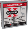 Winchester Ammo XB41000 Super X  410Gauge 2.50" 3Pellets 000Buck Shot 5 Per Box/50 Case Ammo for MA, CT, NJ, IL, NY & CA Buyers