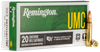 Remington Ammunition 23711 UMC  223Rem 55gr Full Metal Jacket 20 Per Box/10 Case Ammo for MA, CT, NJ, IL, NY & CA Buyers