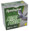 Remington Ammunition R28682 Nitro Pigeon  12Gauge 2.75" 1 1/4oz 8Shot 25 Per Box/10 Case Ammo for MA, CT, NJ, IL, NY & CA Buyers