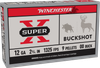 Winchester Ammo XB1200 Super X  12Gauge 2.75" 9Pellets 00Buck Shot 5 Per Box/50 Case Ammo for MA, CT, NJ, IL, NY & CA Buyers