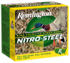 Remington Ammunition 20650 Nitro-Steel High Velocity 12Gauge 2.75" 1 1/4oz BBShot 25 Per Box/10 Case Ammo for MA, CT, NJ, IL, NY & CA Buyers
