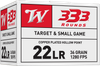 Winchester Ammo 22LR333HP USA  22LR 36gr Copper Plated Hollow Point 333 Per Box/10 Case Ammo for MA, CT, NJ, IL, NY & CA Buyers