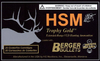 HSM 300WM168VLD Trophy Gold Extended Range 300 Win Mag 168 gr Berger Hunting VLD Match 20 Per Box/ 20 Case Ammo for MA, CT, NJ, IL, NY & CA Buyers