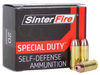 SinterFire Inc SF10125SD Special Duty (SD)  10mmAuto 125gr Lead Free Frangible Hollow Point 20 Per Box/10 Case Ammo for MA, CT, NJ, IL, NY & CA Buyers