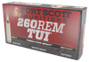 Fort Scott Munitions 260130SCV2 Tumble Upon Impact (TUI)  260Rem 130gr Solid Copper Spun 20 Per Box/25 Case Ammo for MA, CT, NJ, IL, NY & CA Buyers