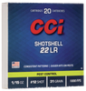 CCI 0039 Rimfire Shotshell 22LR 31gr #12Shot 20 Per Box/100 Case Ammo for MA, CT, NJ, IL, NY & CA Buyers