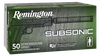 Remington Ammunition 28428 Subsonic  45ACP 230gr Flat Nose Enclosed Base 50 Per Box/10 Case Ammo for MA, CT, NJ, IL, NY & CA Buyers