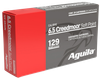 Aguila 81489AG   6.5Creedmoor 129gr InterLock Boat Tail Soft Point 20 Per Box/10 Case Ammo for MA, CT, NJ, IL, NY & CA Buyers