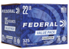 Federal 725 Champion Training Value Pack 22LR 36gr Copper Plated Hollow Point 325 Per Box/10 Case Ammo for MA, CT, NJ, IL, NY & CA Buyers