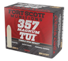 Fort Scott Munitions 357MAG125SCV Tumble Upon Impact (TUI)  357Mag 125gr Solid Copper Spun 20 Per Box/25 Case Ammo for MA, CT, NJ, IL, NY & CA Buyers