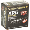 Sellier & Bellot SB9XA XRG Defense 9mmLuger 100gr Solid Copper Hollow Point 25 Per Box/40 Case Ammo for MA, CT, NJ, IL, NY & CA Buyers