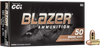 CCI 5202 Blazer Brass Handgun 380ACP 95gr Full Metal Jacket 50 Per Box/20 Case Ammo for MA, CT, NJ, IL, NY & CA Buyers