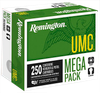 Remington Ammunition 23731 UMC Mega Pack 38Special 130gr Full Metal Jacket 250 Per Box/4 Case Ammo for MA, CT, NJ, IL, NY & CA Buyers
