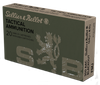 Sellier & Bellot SB300BLKA Rifle  300Blackout 124gr Full Metal Jacket 20 Per Box/50 Case Ammo for MA, CT, NJ, IL, NY & CA Buyers