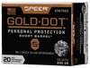 Speer 23975GD Gold Dot Personal Protection Short Barrel 45ACP 230gr Hollow Point 20 Per Box/10 Case Ammo for MA, CT, NJ, IL, NY & CA Buyers