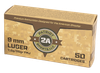 PATRIOT SPORTS LLC P9MM115FThe Patriot Defense Ammunition 9mm Luger ammunition with a 115 Grain Full Metal Jacket Projectile & Brass Case. Ammo for MA, CT, NJ, IL, NY & CA Buyers