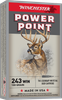 Winchester Ammo X2432 Power-Point  243Win 100gr 20 Per Box/10 Case Ammo for MA, CT, NJ, IL, NY & CA Buyers