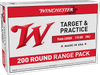 Winchester Ammo USA9W USA  9mmLuger 115gr Full Metal Jacket 200 Per Box/5 Case Ammo for MA, CT, NJ, IL, NY & CA Buyers