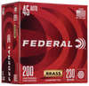 Federal WM52332 Champion Training 45ACP 230gr Full Metal Jacket 200 Per Box/5 Case Ammo for MA, CT, NJ, IL, NY & CA Buyers