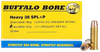 Buffalo Bore Ammunition 20B20 Heavy Strictly Business 38Special +P 125gr Jacket Hollow Point 20 Per Box/12 Case Ammo for MA, CT, NJ, IL, NY & CA Buyers