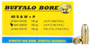 Buffalo Bore Ammunition 23B20 Heavy Strictly Business 40S&W +P 180gr Jacket Hollow Point 20 Per Box/12 Case Ammo for MA, CT, NJ, IL, NY & CA Buyers