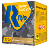 Rio Ammunition RC208 Game Load  20Gauge 2.75" 1oz 8Shot 25 Per Box/10 Case Ammo for MA, CT, NJ, IL, NY & CA Buyers