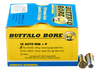 Buffalo Bore Ammunition 32A20 Personal Defense Strictly Business 45Auto Rim +P 255gr Hard Cast Flat Nose 20 Per Box/12 Case Ammo for MA, CT, NJ, IL, NY & CA Buyers