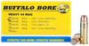 Buffalo Bore Ammunition 4B20 Heavy Strictly Business 44Rem Mag 300gr Semi Jacketed Flat Point 20 Per Box/12 Case Ammo for MA, CT, NJ, IL, NY & CA Buyers
