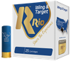 Rio Ammunition WT288 Wing & Target  12Gauge 2.75" 1oz 8Shot 25 Per Box/10 Case Ammo for MA, CT, NJ, IL, NY & CA Buyers