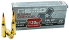 Nemo Arms 65GNA120PPU   6.5Grendel 120gr Full Metal Jacket Boat Tail 20 Per Box/25 Case Ammo for MA, CT, NJ, IL, NY & CA Buyers