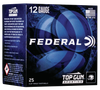 Federal TGS12875 Top Gun  12Gauge 2.75" 1oz 7.5Shot 25 Per Box/10 Case Ammo for MA, CT, NJ, IL, NY & CA Buyers