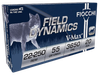 Fiocchi 22250HVD Field Dynamics  22-250Rem 55gr Hornady V Max 20 Per Box/10 Case Ammo for MA, CT, NJ, IL, NY & CA Buyers