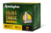Remington Ammunition 27600 Golden Saber Defense 357Mag 125gr Brass Jacketed Hollow Point 20 Per Box/25 Case Ammo for MA, CT, NJ, IL, NY & CA Buyers