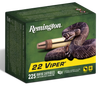 Remington Ammunition 21239 Viper  22LR 36gr Truncated Cone Solid 225 Per Box/10 Case Ammo for MA, CT, NJ, IL, NY & CA Buyers