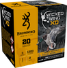 Browning Ammo B193412032 Wicked Wing XD  20Gauge 3" 1oz 2Shot 25 Per Box/10 Case Ammo for MA, CT, NJ, IL, NY & CA Buyers