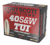 Fort Scott Munitions 400125SCV Tumble Upon Impact (TUI)  40S&W 125gr Solid Copper Spun 20 Per Box/25 Case Ammo for MA, CT, NJ, IL, NY & CA Buyers