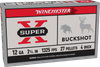 Winchester Ammo XB124 Super X  12Gauge 2.75" 27Pellets 4Buck Shot 5 Per Box/50 Case Ammo for MA, CT, NJ, IL, NY & CA Buyers