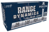 Fiocchi 38A Range Dynamics  38Special 130gr Full Metal Jacket 50 Per Box/20 Case Ammo for MA, CT, NJ, IL, NY & CA Buyers