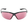 Walker's IKON Tanker Shooting Glasses Black Open Frame with Rose Lens